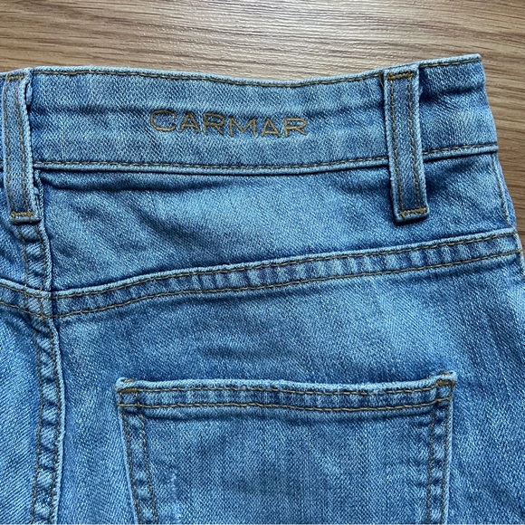 Carmar Denim High-rise Button-fly Shorts - Picture 5 of 5